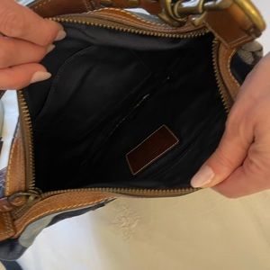 Coach purse with matching wristlet